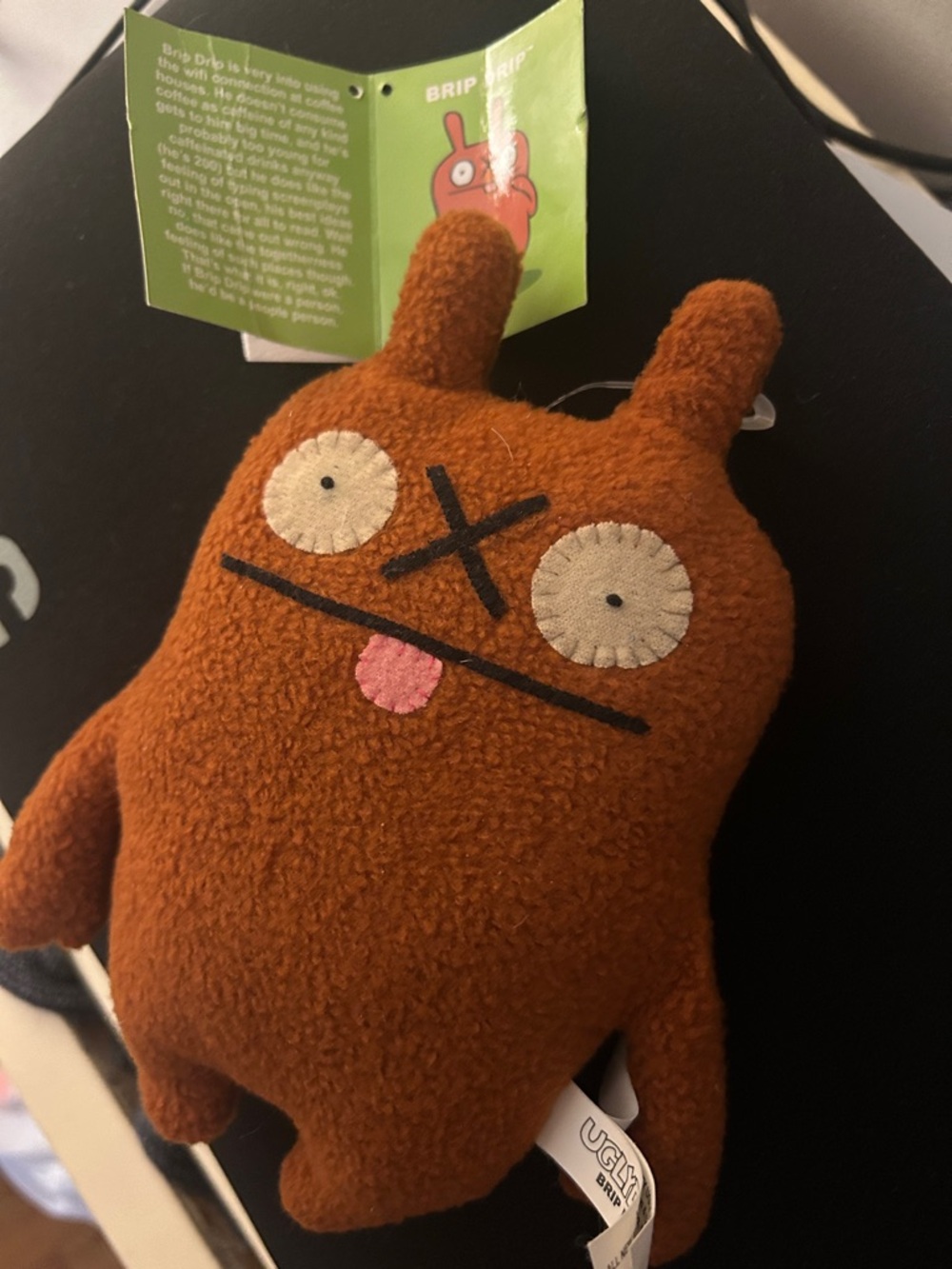 Little Uglys Brip Drip Brown Plush Toy NWT